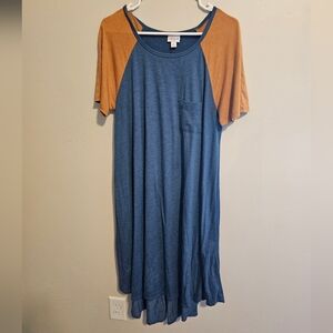 HI Low te shirt dress.